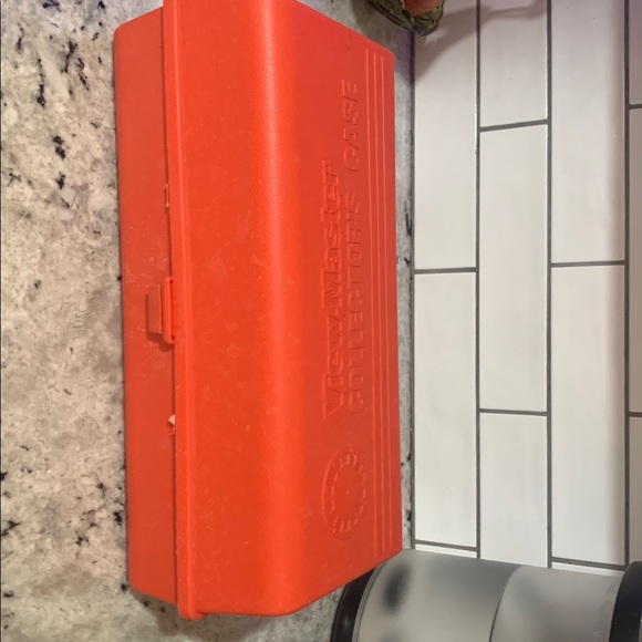 Vintage View Master’s Collector’s Case Only Orange - Picture 3 of 6